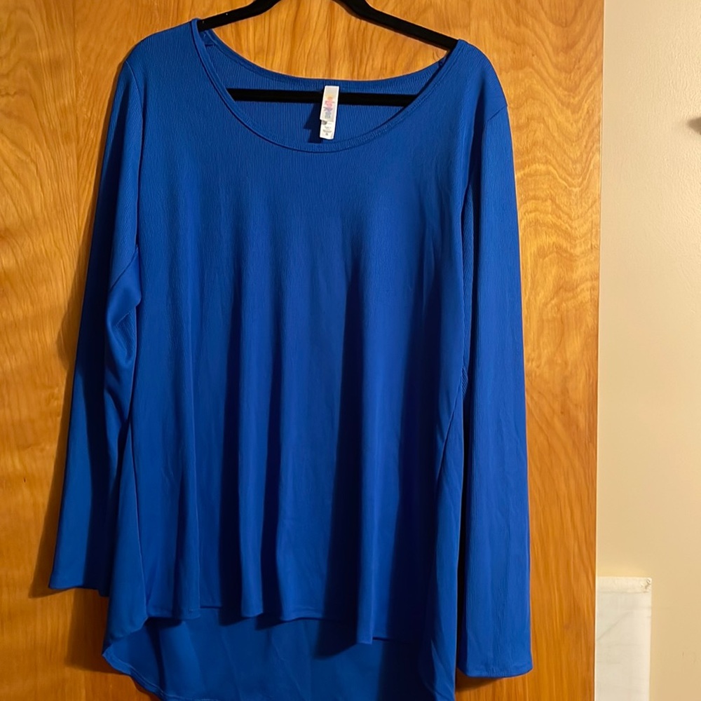 Brighter blue top